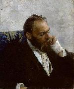 Ilya Repin Portrait of professor Ivanov oil painting